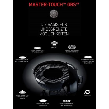 WEBER MASTER-TOUCH GBS E-5750 BLACK 57cm