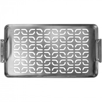 FISH & VEGGIE STAINLESS STEEL MODIFIRE GRILL TRAY TIMBERLINE TRAEGER
