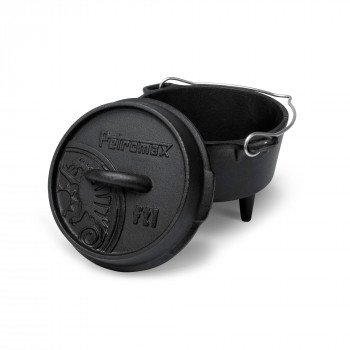 CAST IRON DUTCH OVEN WITH LID PETROMAX ft1 (0,93 liters)