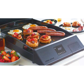 ELECTRIC PLANCHA FORGE ADOUR COOKING WITH LID AND DIGITAL PANEL