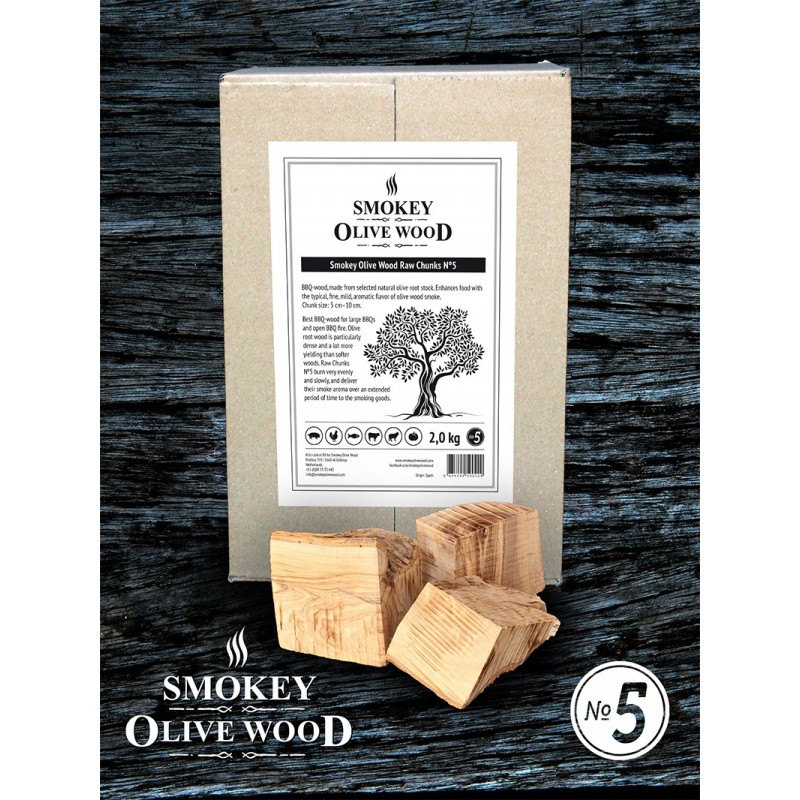 SOW Smokey Olive Wood Raw Chunks Nº5