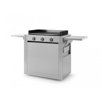 CLOSED TROLLEY INOX FOR PLANCHA MODERN 75 FORGE ADOUR
