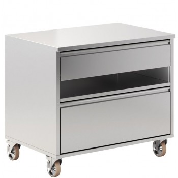 CABINET WITH 2 DRAWERS AND 1 SHELF FOR MASTERGRILL 90 PERTINGER