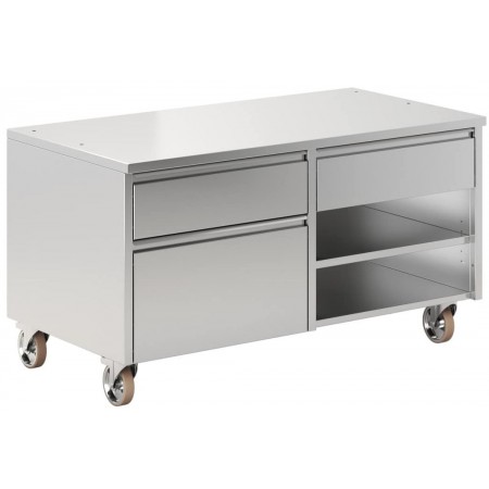 CABINET WITH 3 DRAWERS AND 2 SHELVES FOR MASTERGRILL 130 PERTINGER