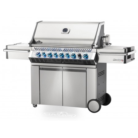 BARBECUE NAPOLEON PRESTIGE PRO 665 WITH INFRARED SIDE AND REAR BURNERS STAINLESS STEEL