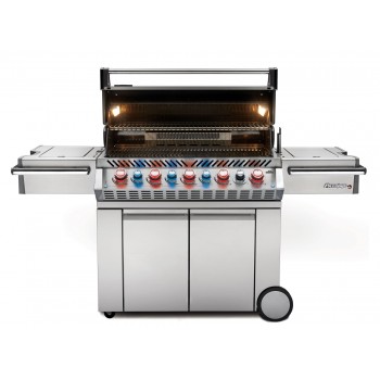 Meisje Direct spion BARBECUE NAPOLEON PRESTIGE PRO 665 WITH INFRARED SIDE AND REAR BURNERS  STAINLESS STEEL
