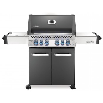 BARBECUE NAPOLEON PRESTIGE 500 WITH INFRARED SIDE AND REAR BURNERS ANTHRACITE GREY