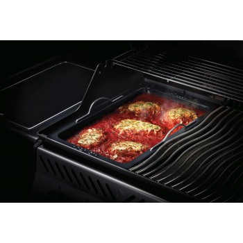 ENAMELED GRIDDLE WITH HANDLES NAPOLEON. Fits ROGUE 425/525/625 and all PRESTIGE (PRO)