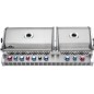 BUILT-IN BARBECUE NAPOLEON PRESTIGE PRO 825 WITH INFRARED REAR & BOTTOM BURNERS STAINLESS STEEL