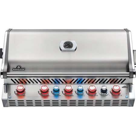 BUILT-IN BARBECUE NAPOLEON PRESTIGE PRO 665 WITH INFRARED REAR BURNER STAINLESS STEEL