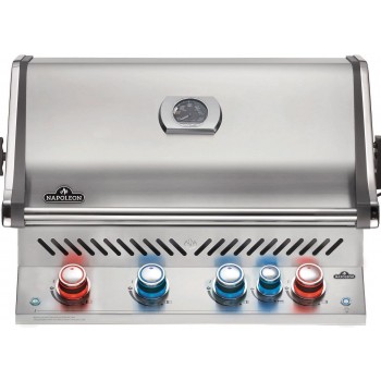 BUILT-IN BARBECUE NAPOLEON PRESTIGE PRO 500 WITH INFRARED REAR BURNER STAINLESS STEEL NATURAL GAS