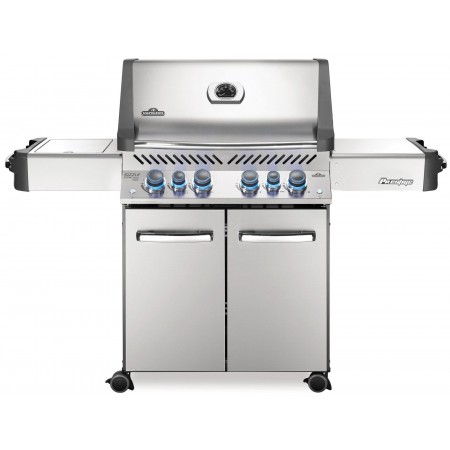 BARBECUE NAPOLEON PRESTIGE 500 WITH INFRARED SIDE AND REAR BURNERS STAINLESS STEEL NATURAL GAS