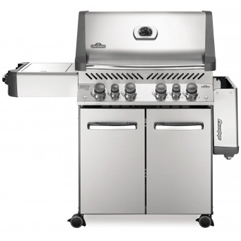 BARBECUE NAPOLEON PRESTIGE 500 WITH INFRARED SIDE AND REAR BURNERS STAINLESS STEEL