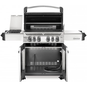 BARBECUE NAPOLEON PRESTIGE 500 WITH INFRARED SIDE AND REAR BURNERS STAINLESS STEEL