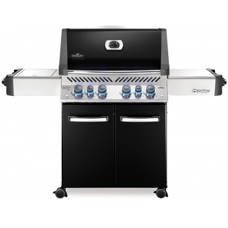 BARBECUE NAPOLEON PRESTIGE 500 WITH INFRARED SIDE AND REAR BURNERS BLACK