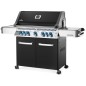 BARBECUE NAPOLEON PRESTIGE 665 WITH INFRARED SIDE AND REAR BURNERS BLACK
