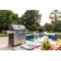 BARBECUE NAPOLEON PRESTIGE 665 WITH INFRARED SIDE AND REAR BURNERS STAINLESS STEEL