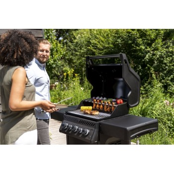 BARBECUE NAPOLEON PHANTOM ROGUE SE 425 WITH INFRARED SIDE AND REAR BURNERS MATTE BLACK