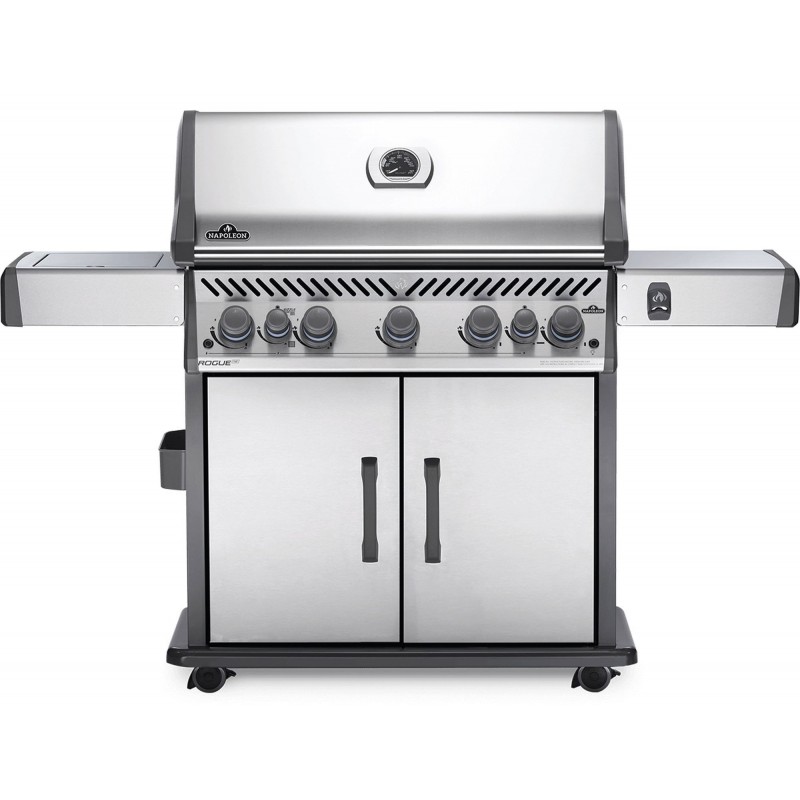 BARBECUE NAPOLEON ROGUE SE 625 WITH INFRARED SIDE AND REAR BURNERS STAINLESS STEEL