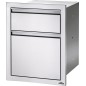 BUILT-IN DOUBLE LARGE AND SMALL DRAWER NAPOLEON (55x71cm)