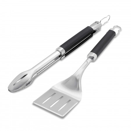 2-PIECE STAINLESS STEEL GRILLING TOOL SET WEBER
